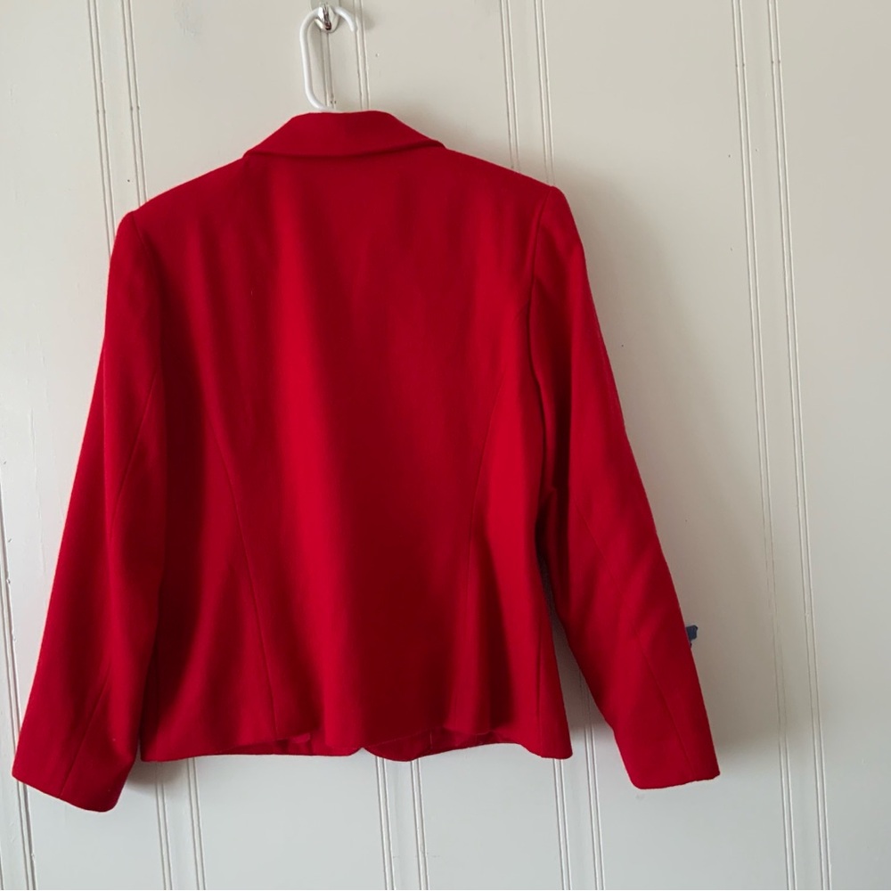 Vibrant Red Blazer by Adolfo Studio - Picture 2 of 7